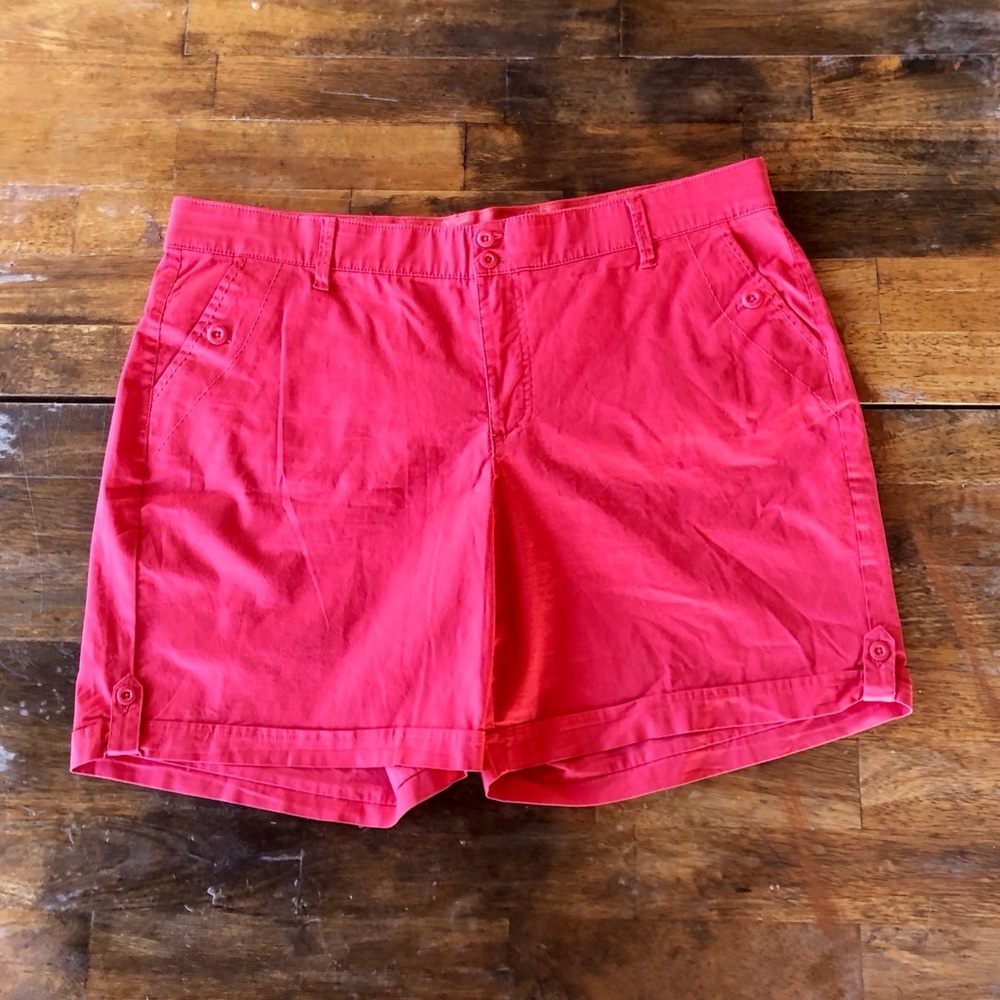 Gloria Vanderbilt Coral Shorts 18W